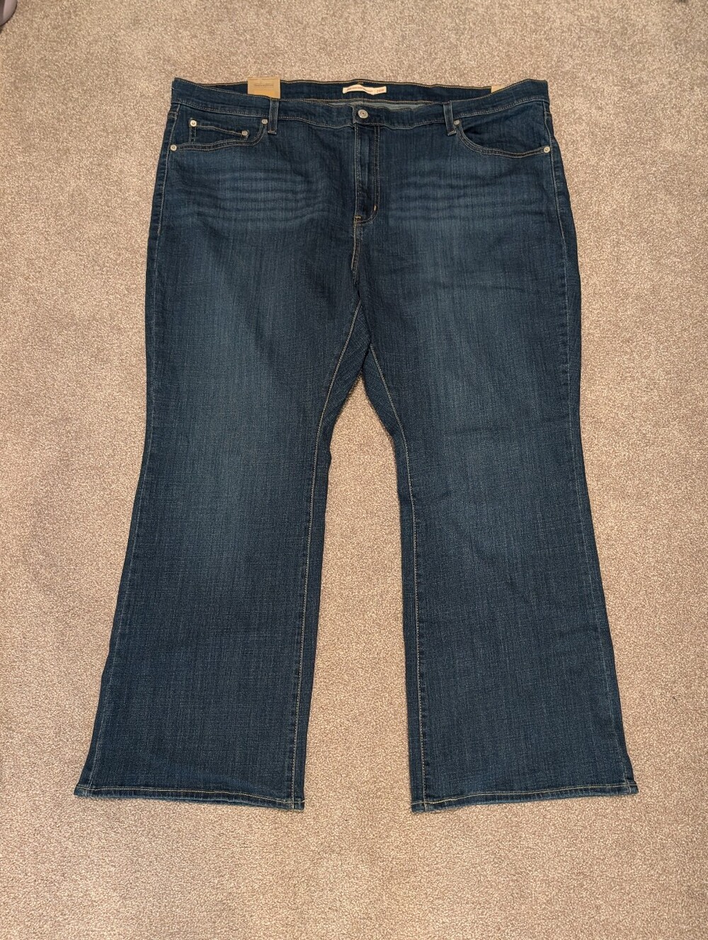 Levi's Women's 725 High Rise Boot cut Jean Size 26W Short NWT - Picture 2 of 7